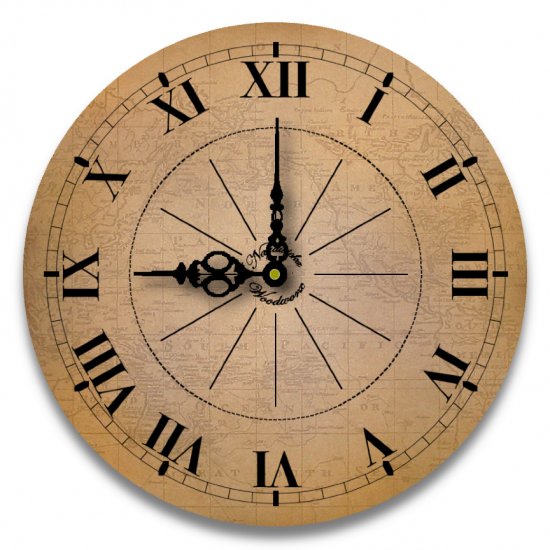 12" Decorative Wall Clock (World Traveler)
