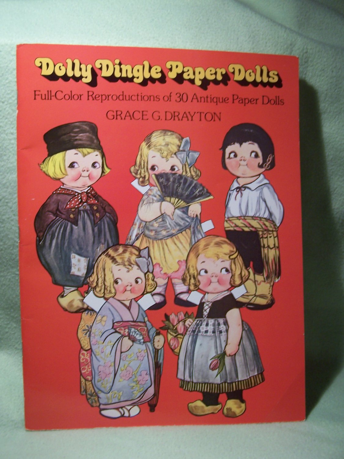 Vintage Paper Doll Book Dolly Dingle Paper Dolls Uncut