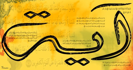 Aaya Written in Arabic 08