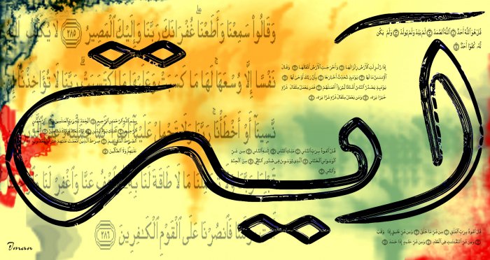 Aaya Written in Arabic 03
