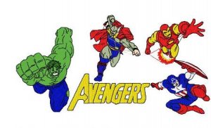 The avengers  7 embroidery designs