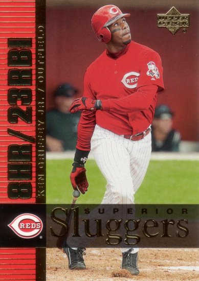 KEN GRIFFEY JR. 2003 SUPERIOR SLUGGERS #S4 CINCINNATI REDS
