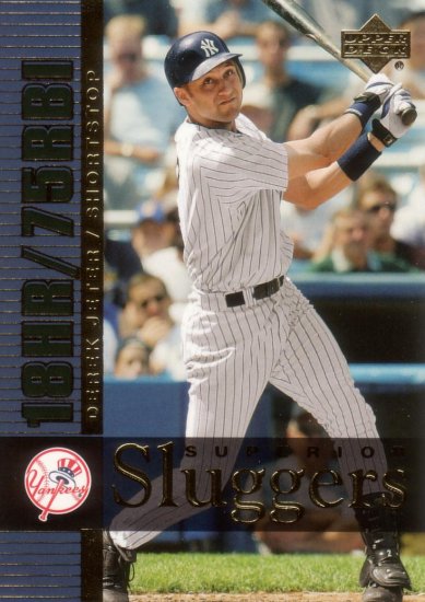 DEREK JETER 2003 SUPERIOR SLUGGERS #S8 NEW YORK YANKEES
