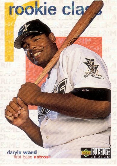 DARYLE WARD 1998 UD PRIME CHOICE #424 SP# 025/500 ROOKIE HOUSTON ASTROS