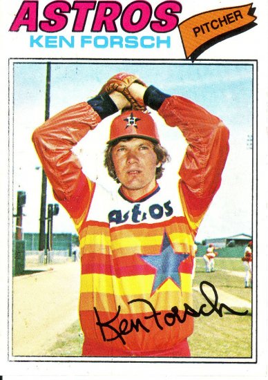 KEN FORSCH 1977 TOPPS #21 HOUSTON ASTROS