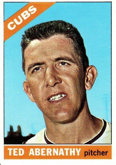 TED ABERNATHY 1966 TOPPS #2 CHICAGO CUBS