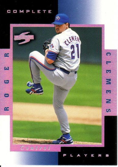 ROGER CLEMENS 1998 SCORE ROOKIE TRADED COMPLETE PLAYER #8B TORONTO BLUE JAYS
