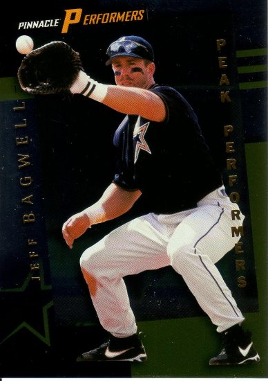 JEFF BAGWELL 1998 PINNACLE PLUS PEAK PERFORMERS #10 HOUSTON ASTROS