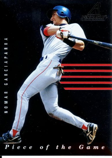 NOMAR GARCIAPARRA 1998 PINNACLE PLUS PIECE OF THE GAME #9