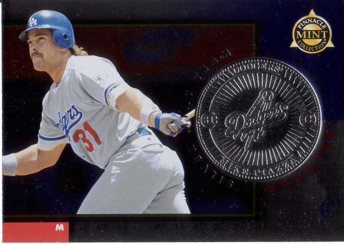 MIKE PIAZZA 1998 PINNACLE MINT #17 SILVER LOS ANGELES DODGERS