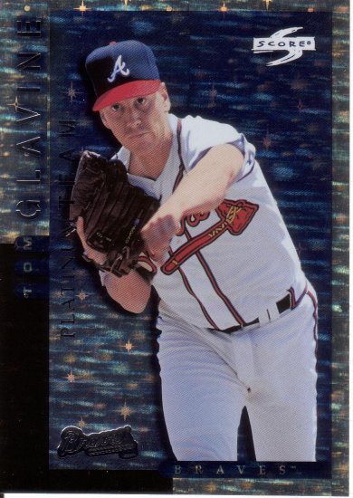 TOM GLAVINE 1998 SCORE ANGELS PLATINUM TEAM #11 ANAHEIM ANGELS