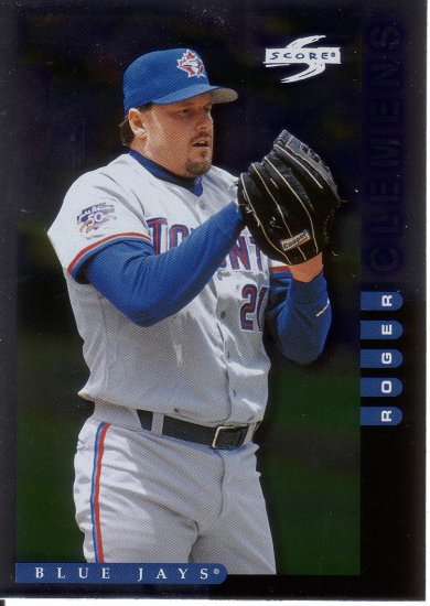 ROGER CLEMENS 1998 SCORE SHOWCASE #PP131 TORONTO BLUE JAYS