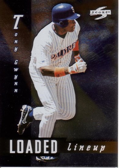 TONY GWYNN 1998 SCORE LOADED LINEUP #LL2 SAN DIEGO PADRES