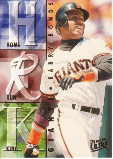 BARRY BONDS 1995 ULTRA HOME RUN KINGS #8 SAN FRANCISCO GIANTS