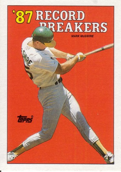 MARK McGWIRE 1988 TOPPS #3 OAKLAND ATHLETICS