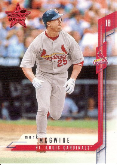 MARK McGWIRE 2001 LEAF ROOKIES & STARS #69 ST. LOUIS CARDINALS