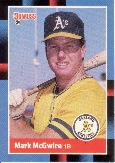 MARK McGWIRE 1988 DONRUSS #256 OAKLAND ATHLETICS