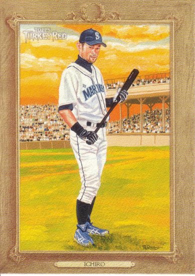 ICHIRO 2007 TOPPS TURKEY RED #15 SEATTLE MARINERS