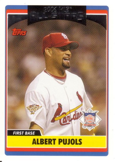 ALBERT PUJOLS 2006 TOPPS UNSUNG HEROES #UH229 ST. LOUIS CARDINALS