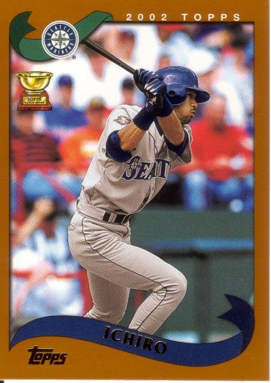 ICHIRO 2002 TOPPS #225 SEATTLE MARINERS