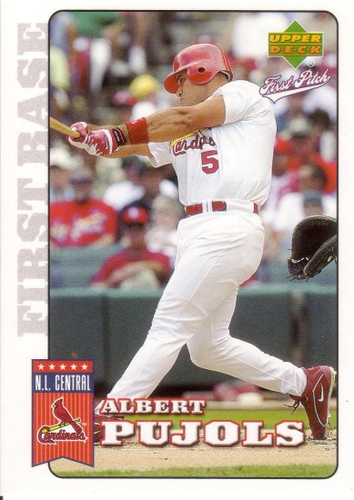 ALBERT PUJOLS 2006 UPPER DECK FIRST PITCH #178 ST. LOUIS CARDINALS