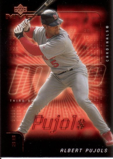 ALBERT PUJOLS 2002 MVP #166 ST. LOUIS CARDINALS