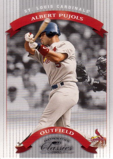 ALBERT PUJOLS 2002 DONRUSS CLASSICS #90 ST. LOUIS CARDINALS