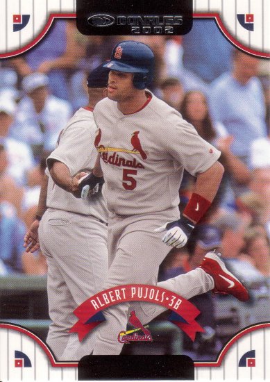 ALBERT PUJOLS 2002 DONRUSS #15 ST. LOUIS CARDINALS