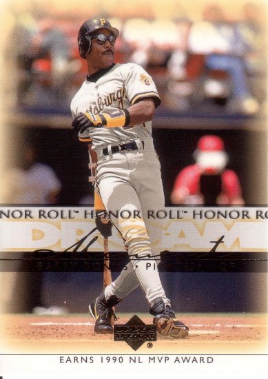BARRY BONDS 2002 HONOR ROLL #52 SAN FRANCISCO GIANTS