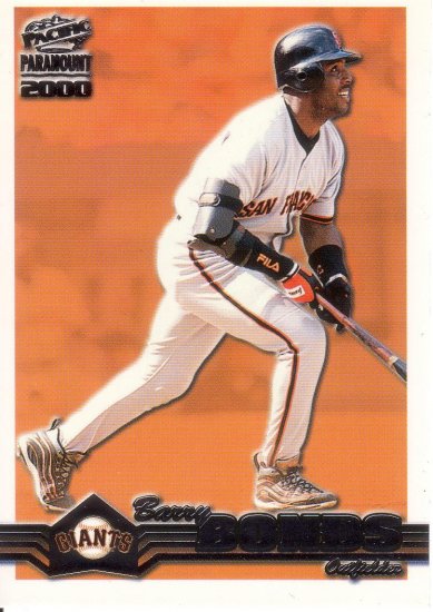 BARRY BONDS 2000 PARAMOUNT #211 SAN FRANCISCO GIANTS