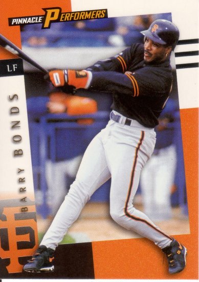 BARRY BONDS 1998 PINNACLE PERFORMERS #19 SAN FRANCISCO GIANTS