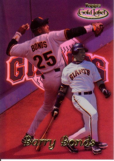 BARRY BONDS 1999 GOLD LABEL CLASS 1 #99 SAN FRANCISCO GIANTS