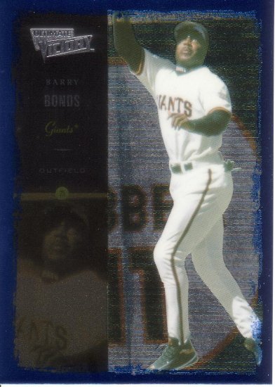 BARRY BONDS 2000 ULTIMATE VICTORY #68 SAN FRANCISCO GIANTS