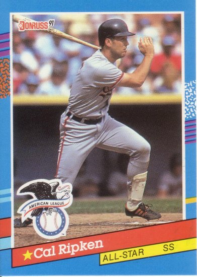 CAL RIPKEN JR. 1991 DONRUSS #52 BALTIMORE ORIOLES