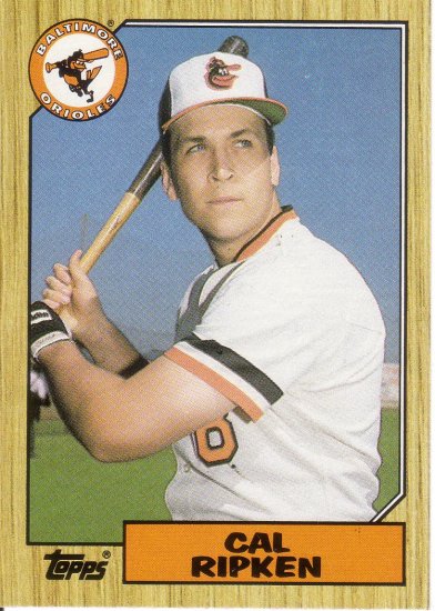 CAL RIPKEN JR. 1987 TOPPS #784 BALTIMORE ORIOLES