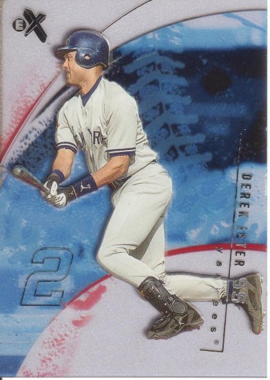 DEREK JETER 2002 FLEER EX #51 NEW YORK YANKEES