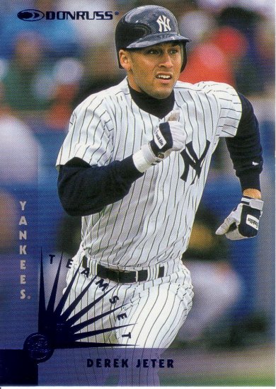 DEREK JETER 1997 DONRUSS YANKEES TEAM SET #123 NEW YORK YANKEES