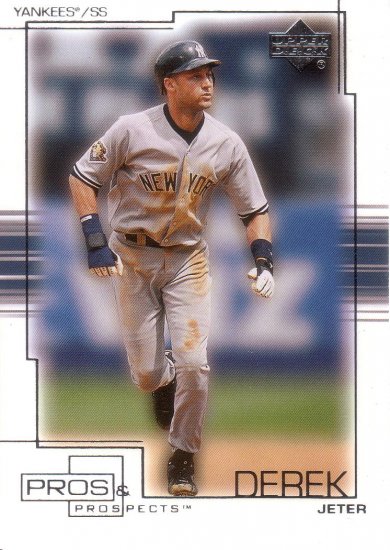 DEREK JETER 2001 UD PRO'S & PROSPECTS #40 NEW YORK YANKEES
