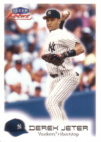 DEREK JETER 2000 FLEER FOCUS #11 NEW YORK YANKEES