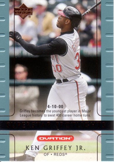 KEN GRIFFEY JR. 2002 OVATION #98 CINCINNATI REDS