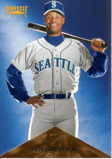 KEN GRIFFEY JR. 1996 PINNACLE #122 SEATTLE MARINERS