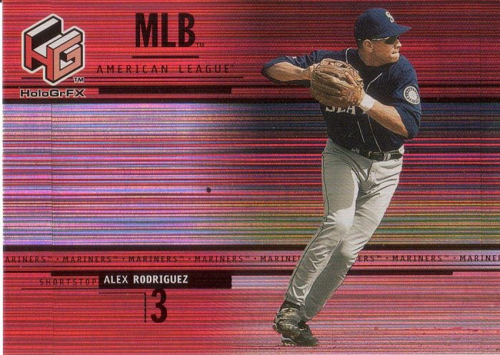 ALEX RODRIGUEZ 2000 HoloGrFX #44 SEATTLE MARINERS