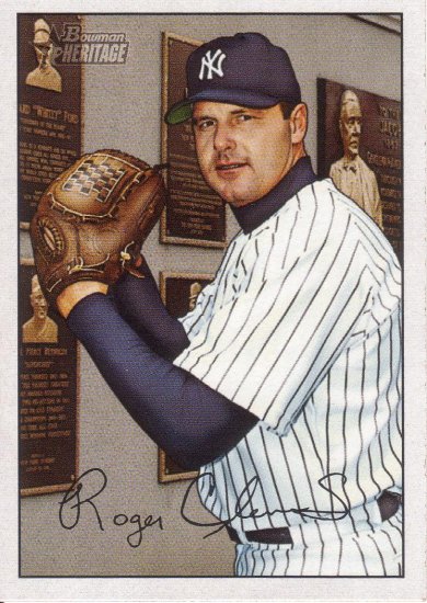 ROGER CLEMENS 2007 HERITAGE #70 NEW YORK YANKEES