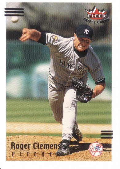 ROGER CLEMENS 2002 TRIPLE CROWN #21 NEW YORK YANKEES
