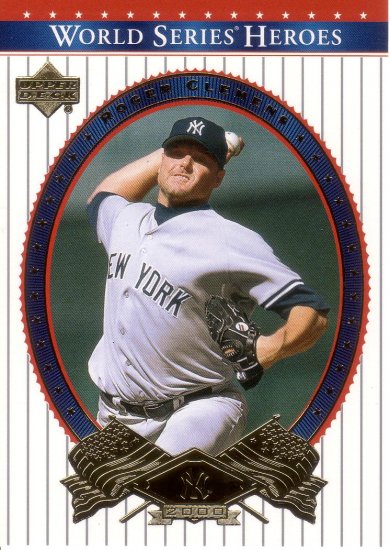 ROGER CLEMENS 2002 WORLD SERIES HEROES #84 NEW YORK YANKEES