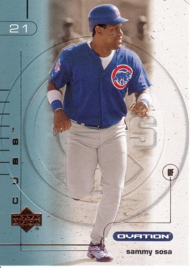 SAMMY SOSA 2002 UPPER DECK OVATION #38 CHICAGO CUBS
