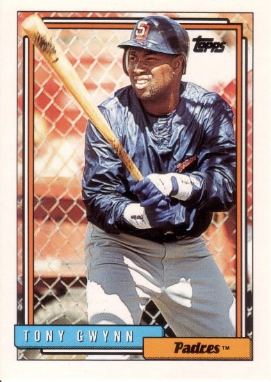 TONY GWYNN 1992 TOPPS #270 SAN DIEGO PADRES