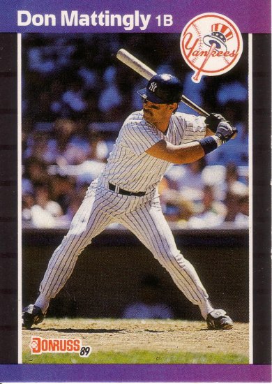 DON MATTINGLY 1989 DONRUSS #74 NEW YORK YANKEES