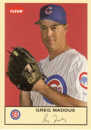 GREG MADDUX 2005 FLEER #14 ATLANTA BRAVES