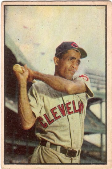 HARRY SIMPSON 1953 BOWMAN COLOR #86 CLEVELAND INDIANS